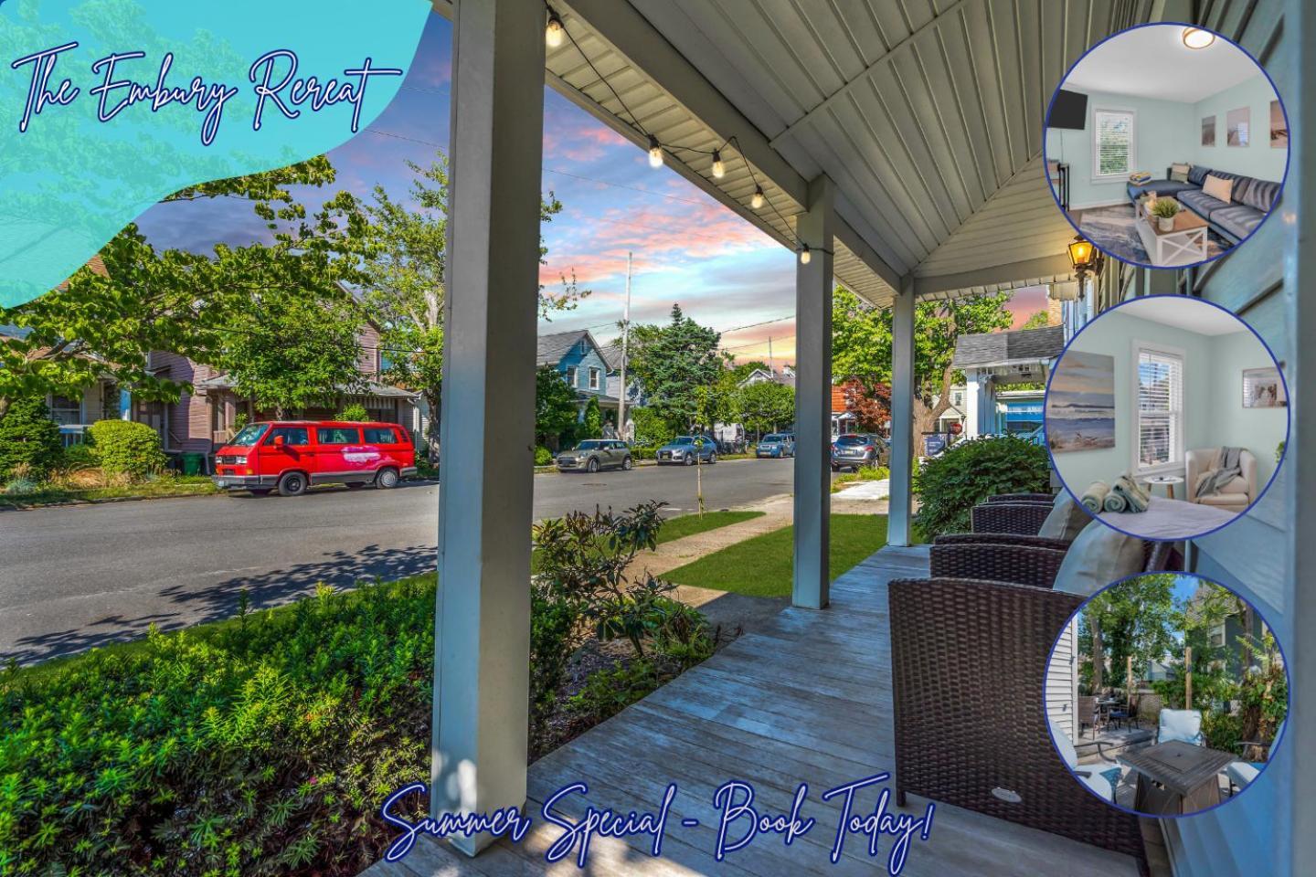 6-Min Walk To Asbury Park & Og Main St - Updated & Cozy Apartment In Historic Ocean Grove - Fire Pit & Patio - Fast Wi-Fi Bagian luar foto